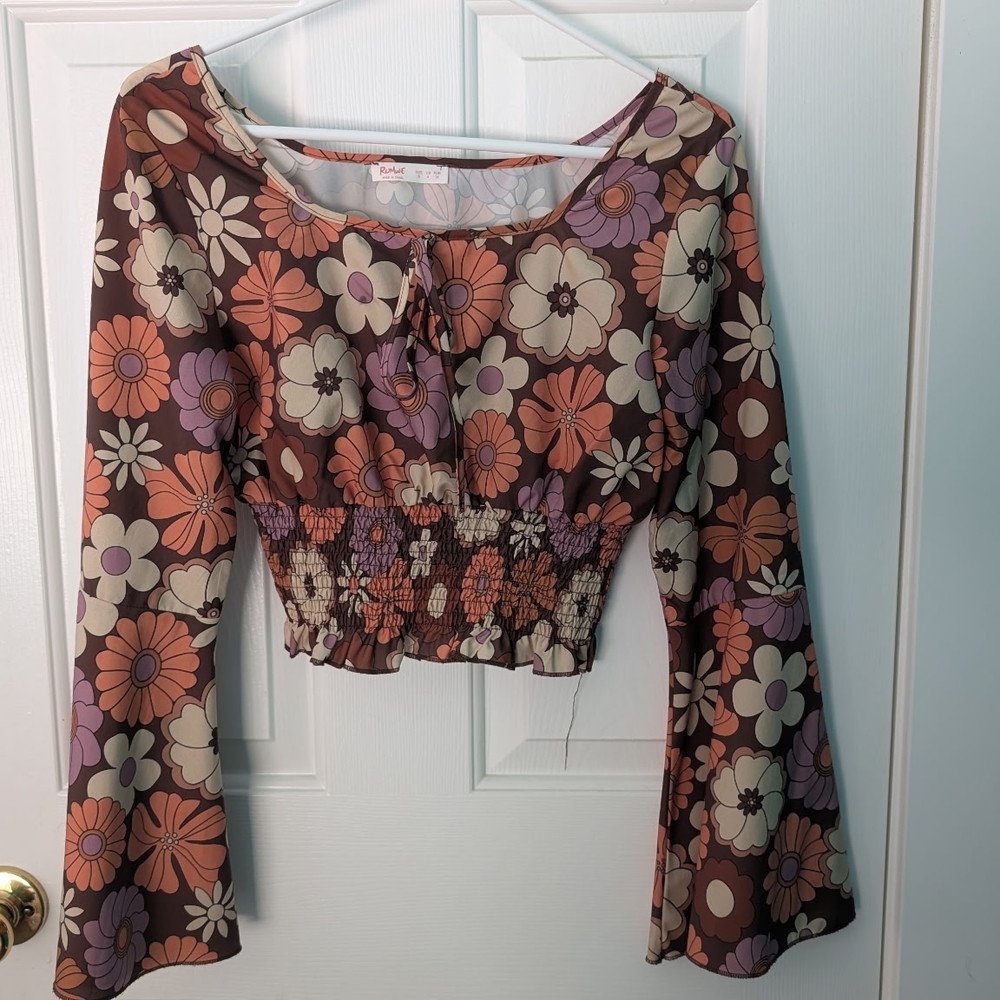 Floral Long Sleeve Top